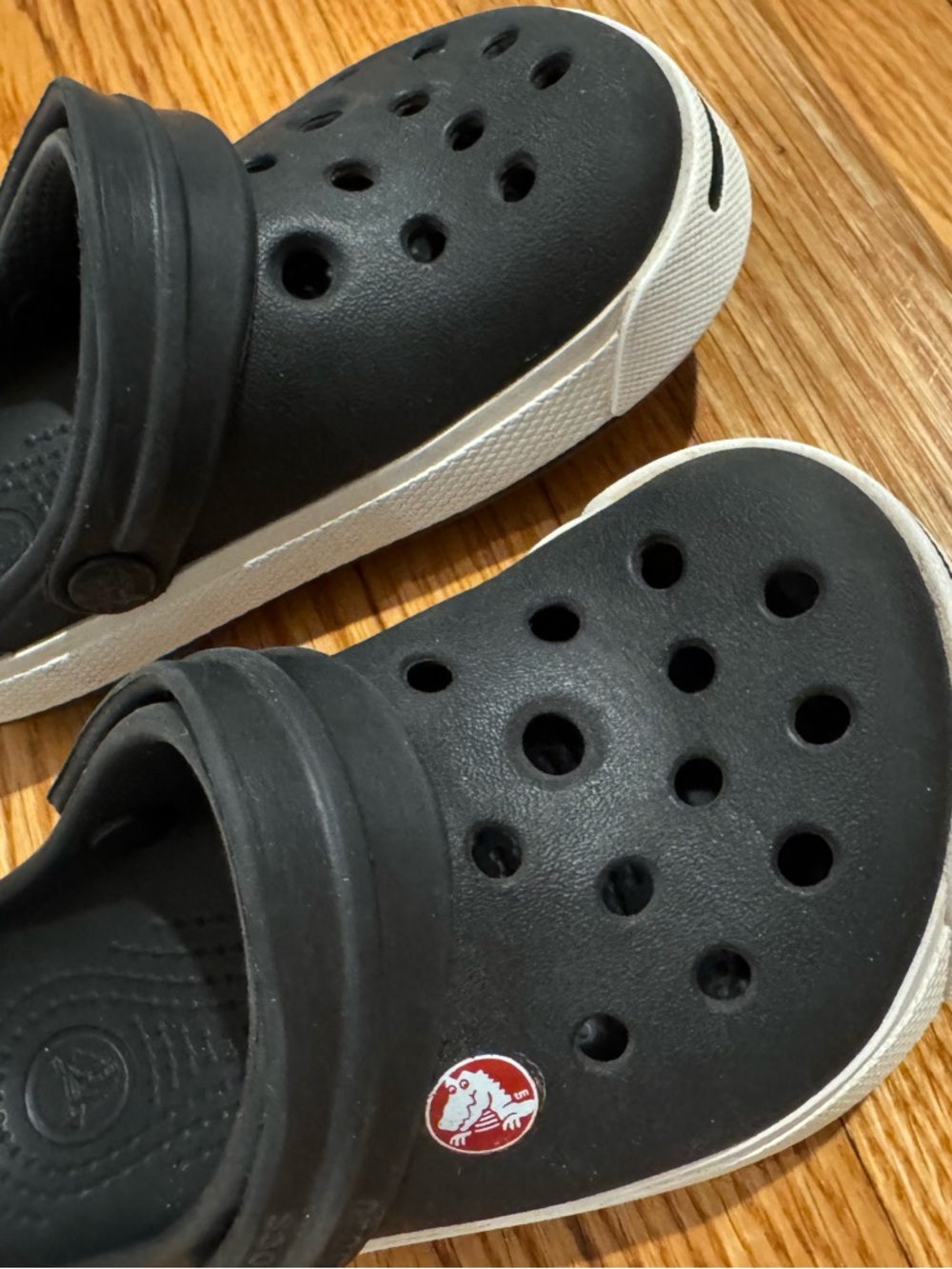 Crocs toddler Toddler Crocband kids Classic Clog toddler 6 / 7 Black / White